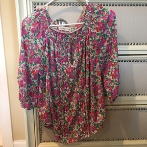 Abercrombie and Fitch floral blouse